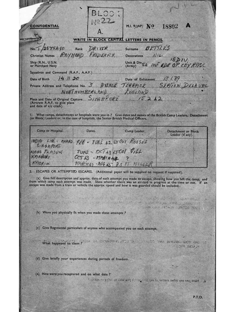 Bettles, Raymond Frederick