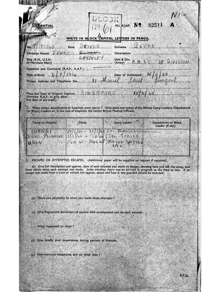 Bevan, Edward Layshley