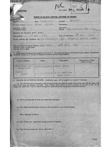 Bevan, William Thomas Edward