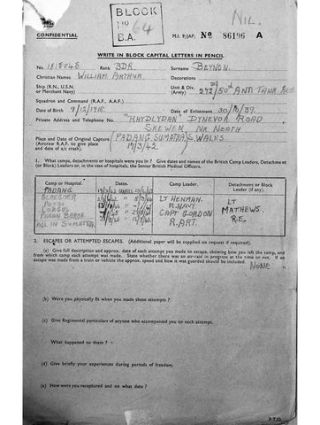 Beynon, William Arthur