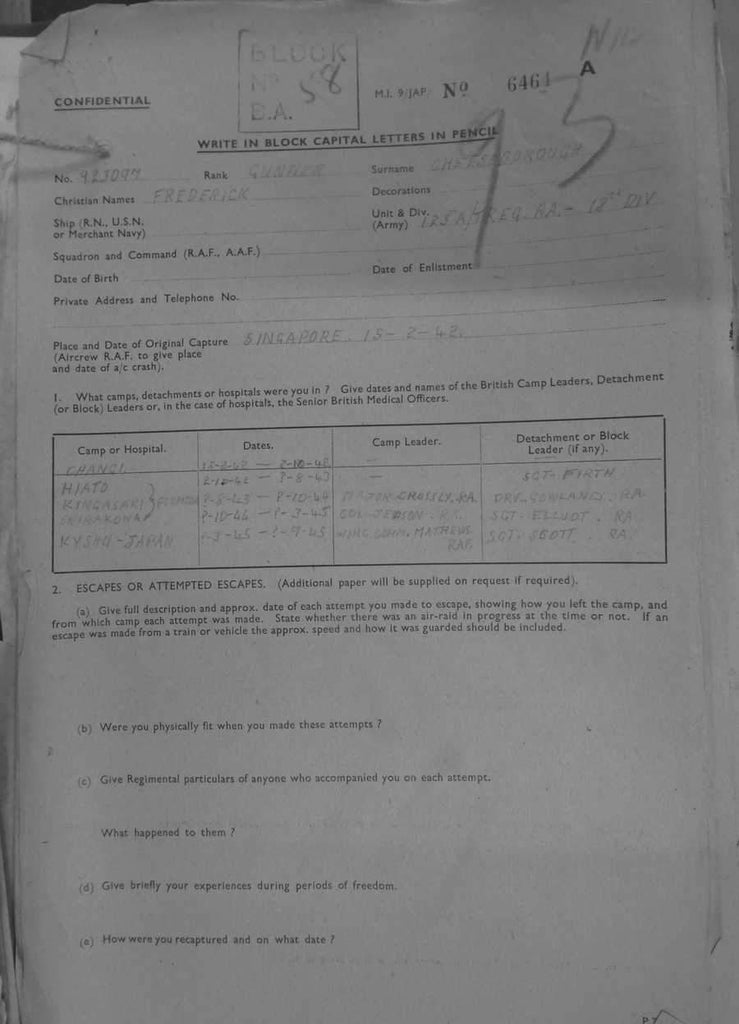 CHEESEBOROUGH-Frederick