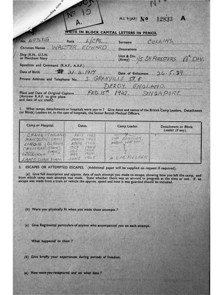 Collins, Walter Edward