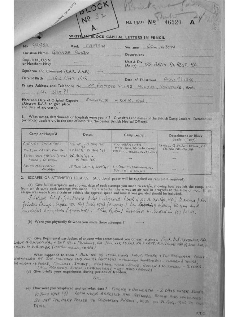 Collinson, George Brian