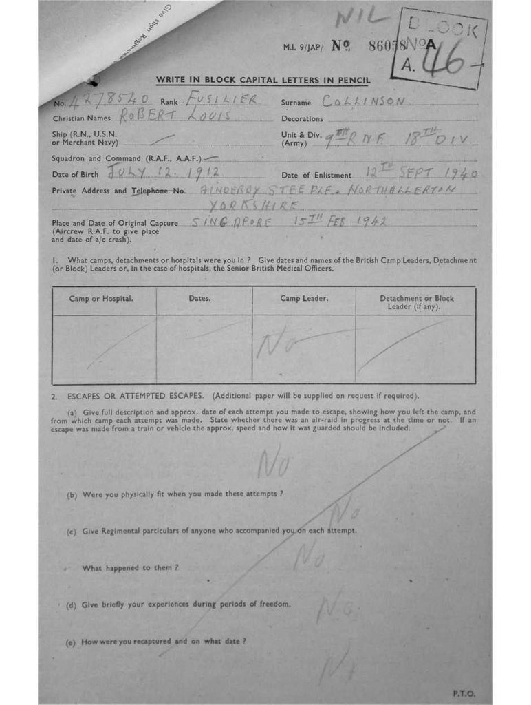 Collinson, Robert Louis