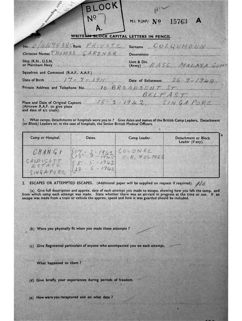 Colquhoun, Thomas Gardner