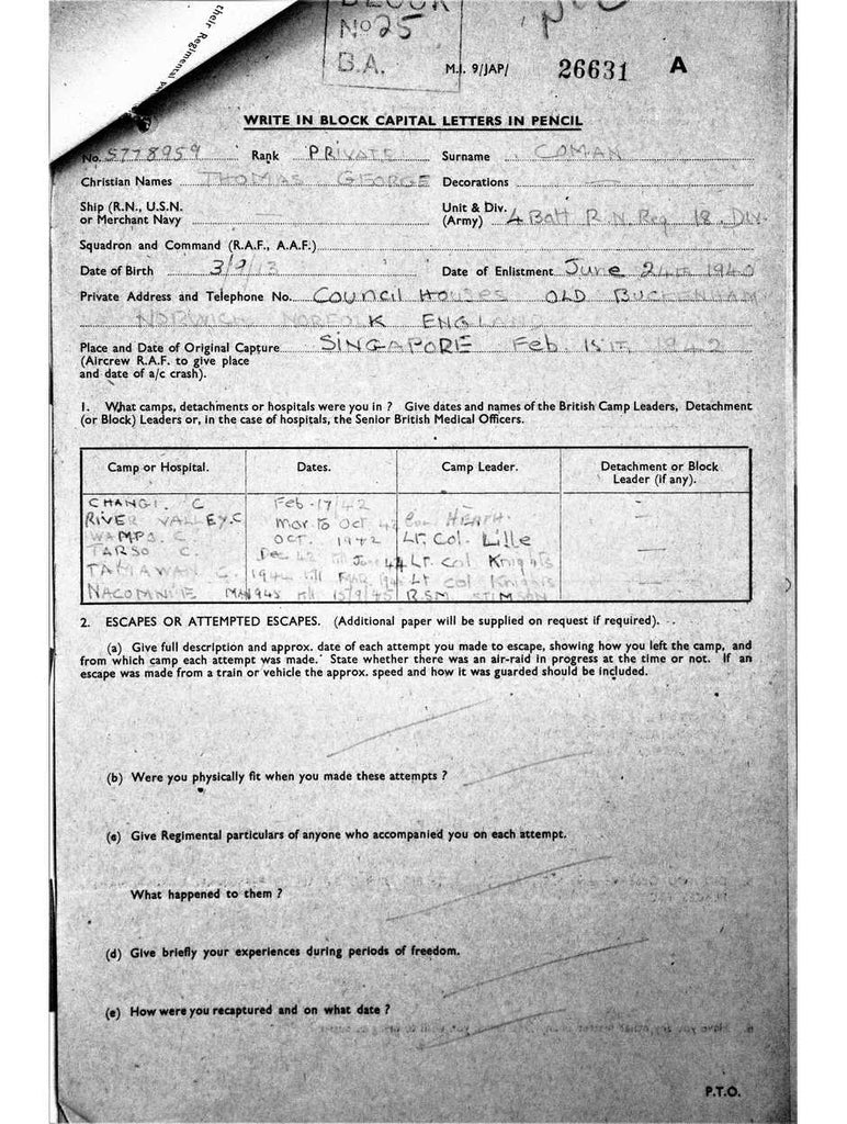 Coman, Thomas George