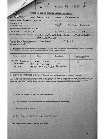 Commander, Donald Harry