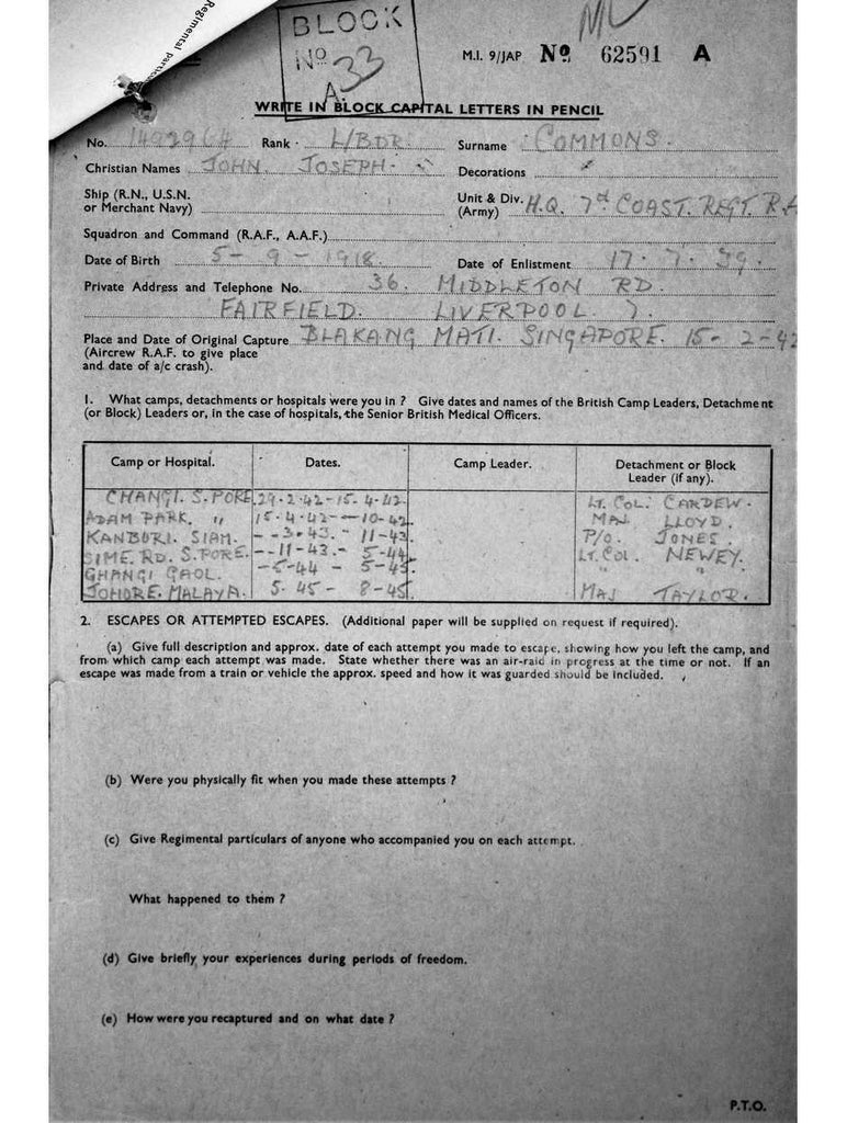 Commons, John Joseph