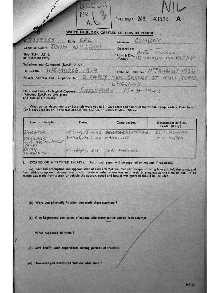 Conboy, John William