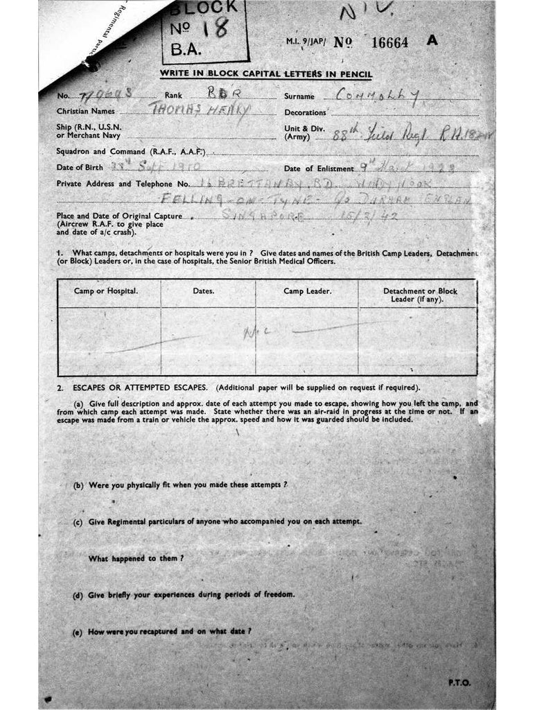 Connolly, Thomas Henry