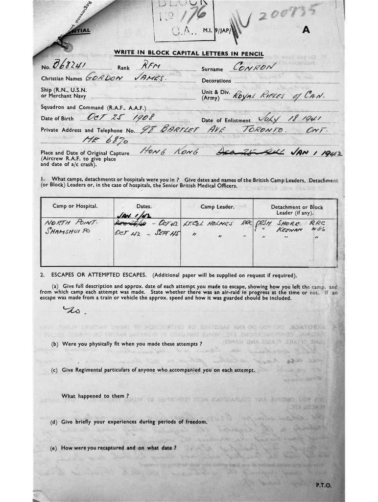 Conron, Gordon James