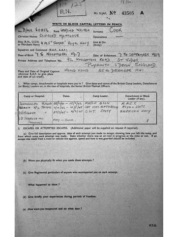 Cook, Clifford Montague