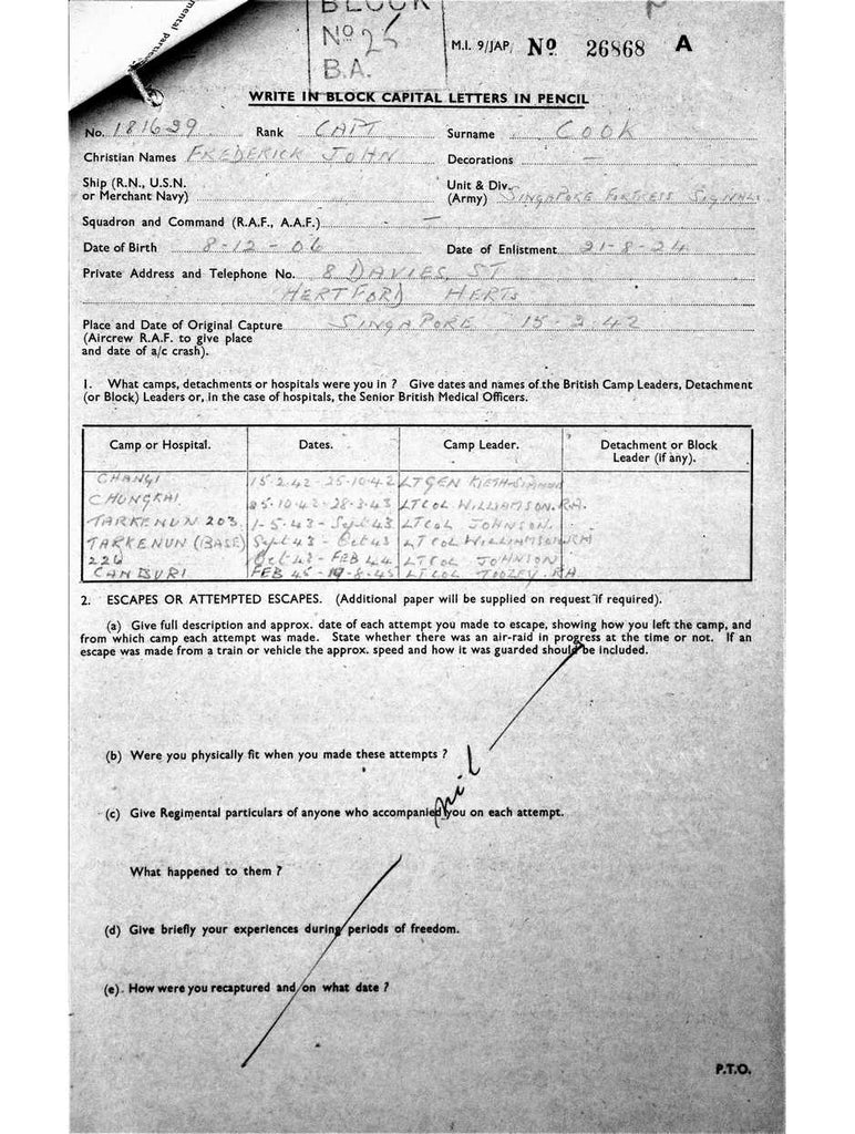 Cook, Frederick John