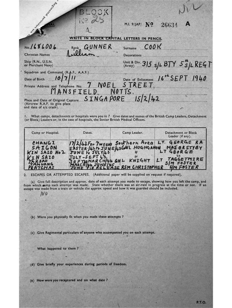 Cook, William 10 7 1911