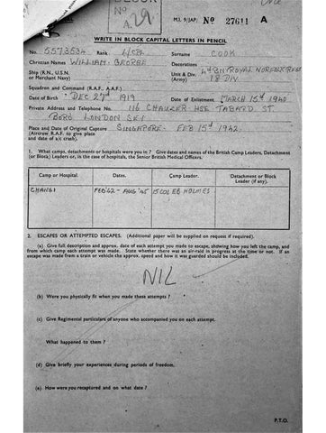 Cook, William George