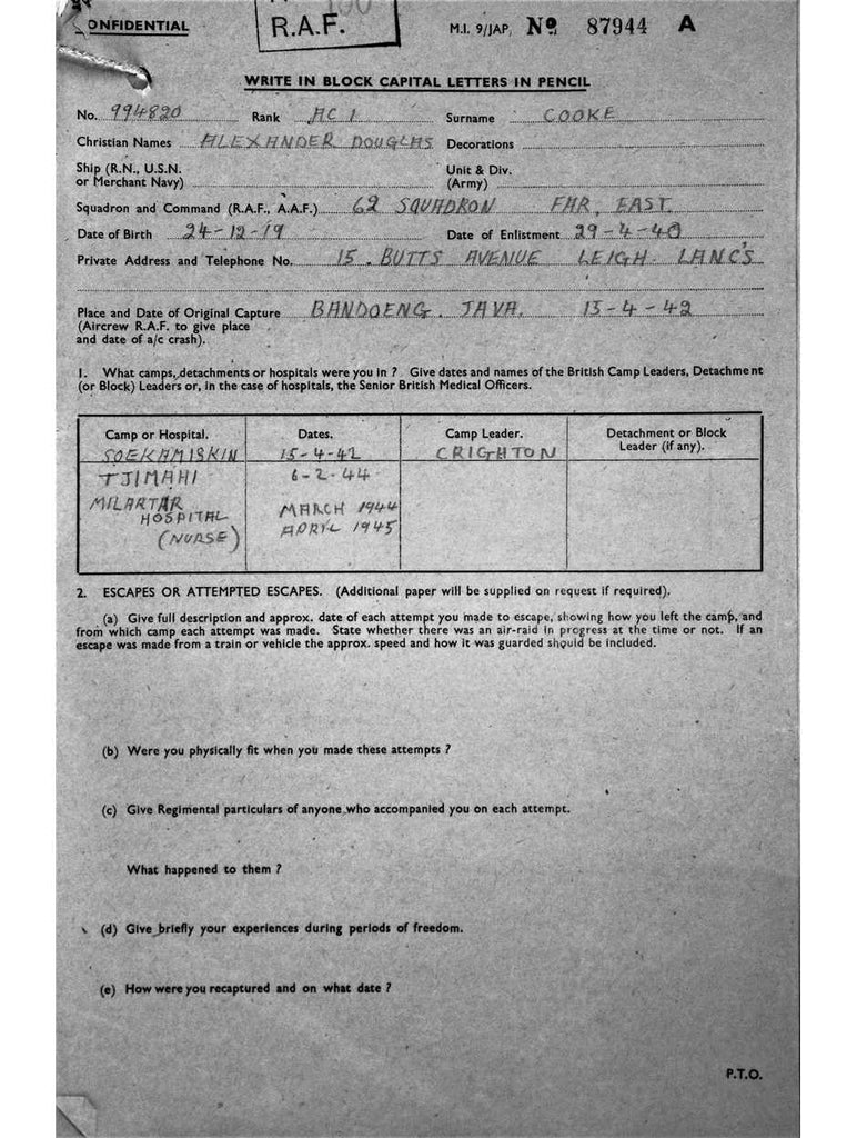 Cooke, Alexander Douglas