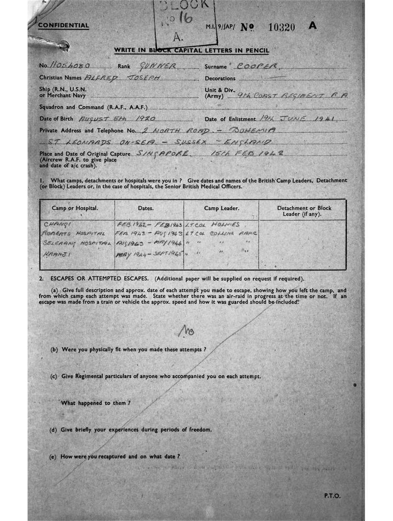 Cooper, Alfred Joseph