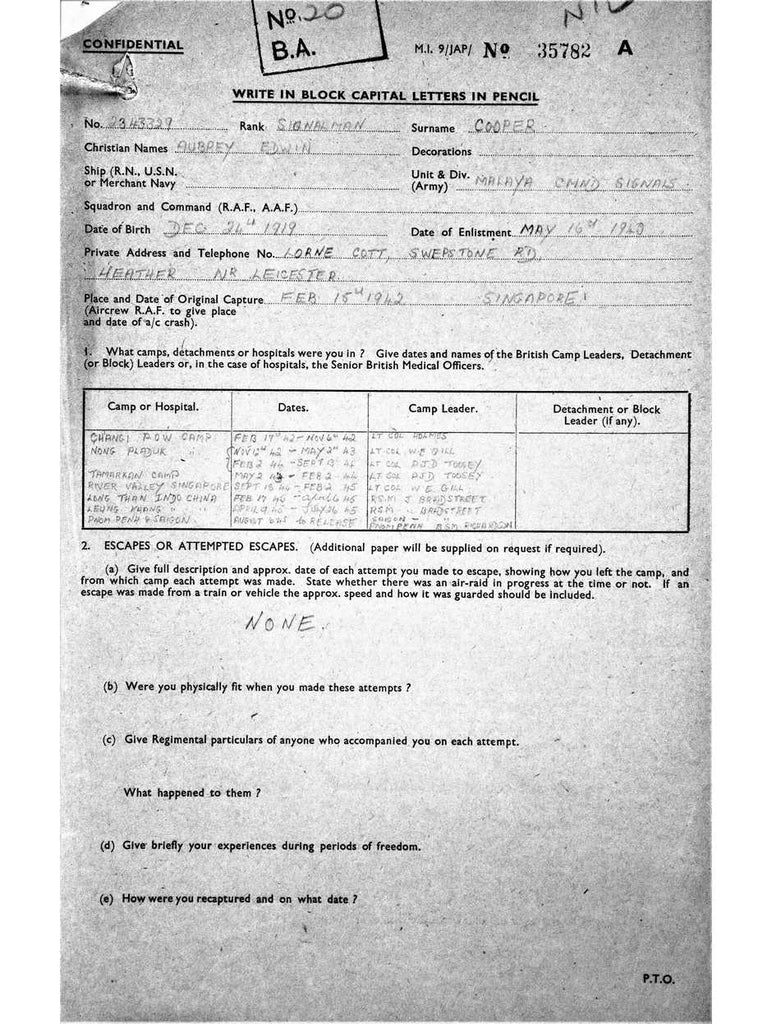 Cooper, Aubrey Edwin