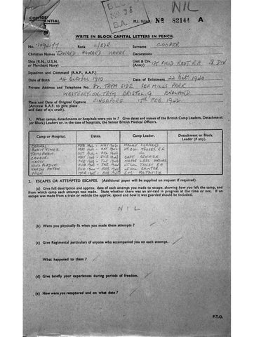 Cooper, Edward Howard Harry