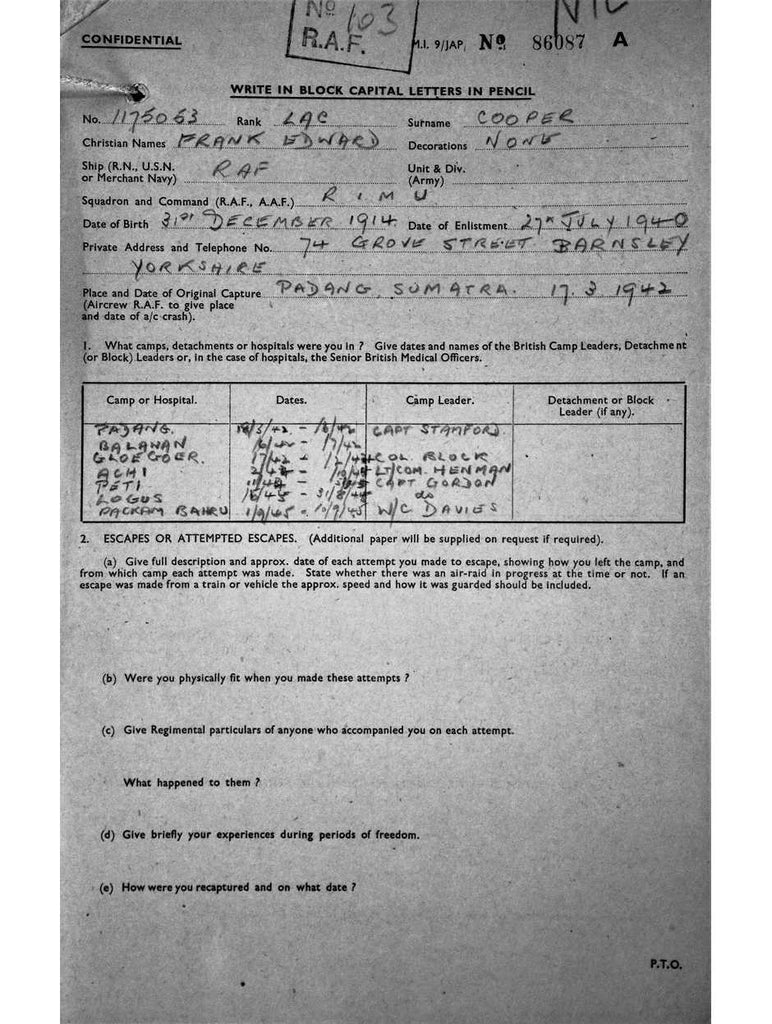 Cooper, Frank Edward