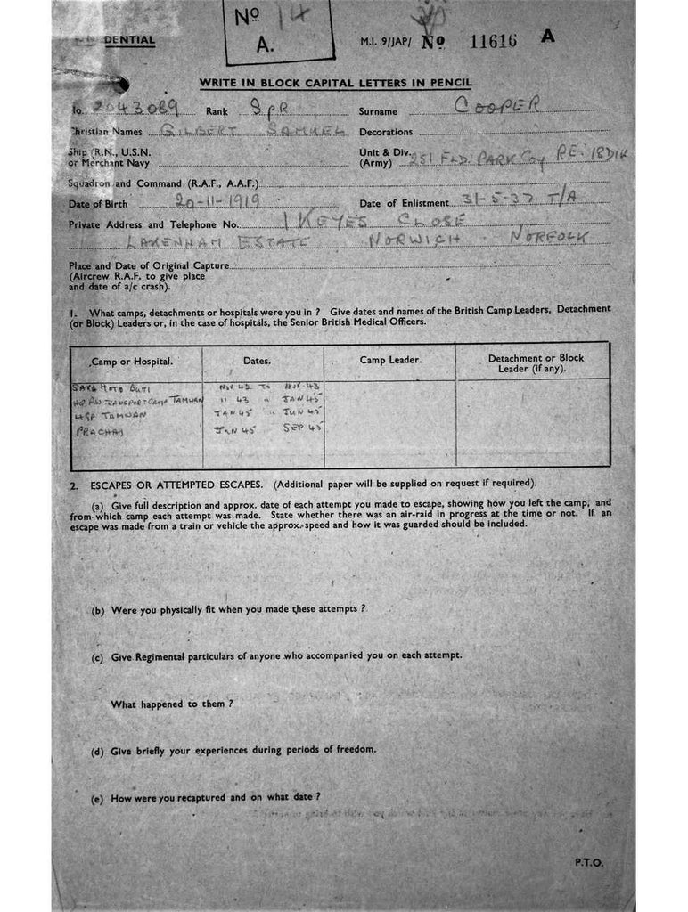 Cooper, Gilbert Samuel