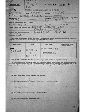 Cooper, Harry Leslie