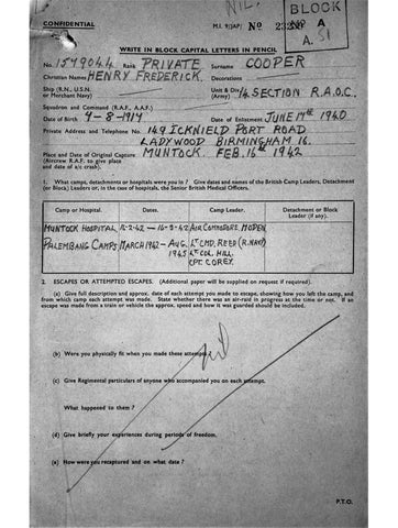 Cooper, Henry Frederick