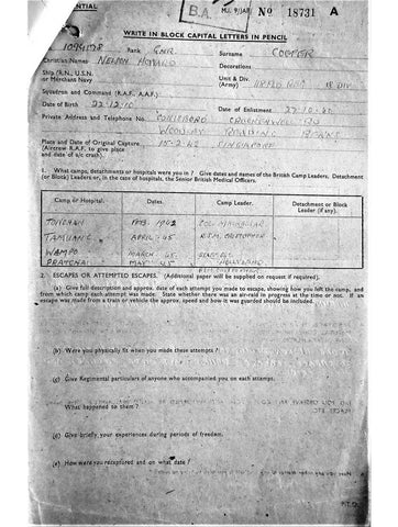 Cooper, Nelson Howard