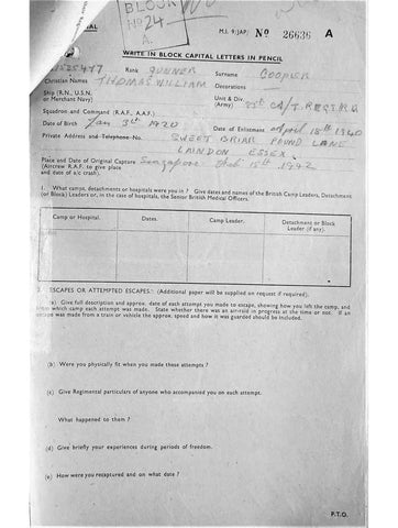 Cooper, Thomas William