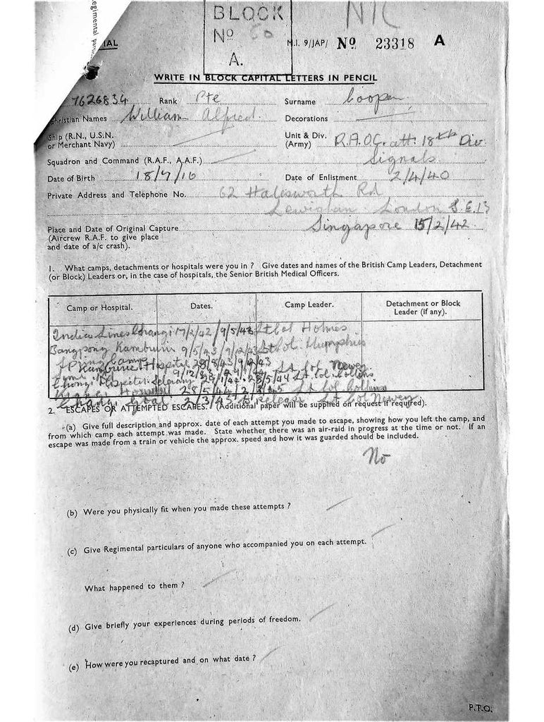 Cooper, William Alfred