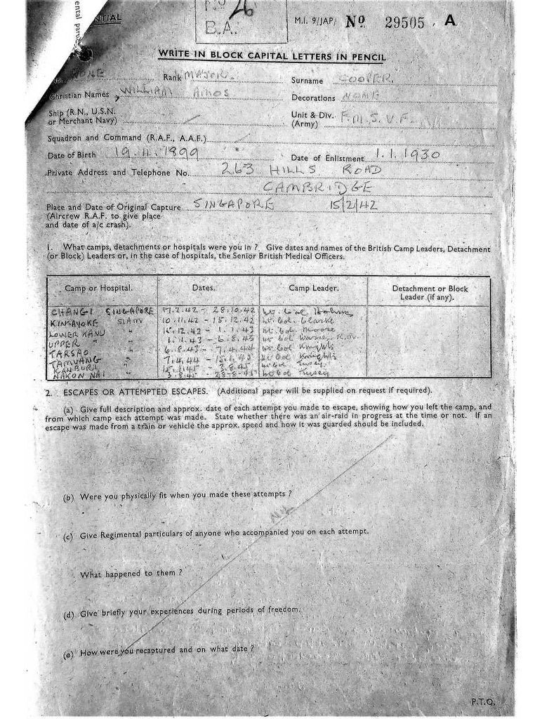 Cooper, William Amos