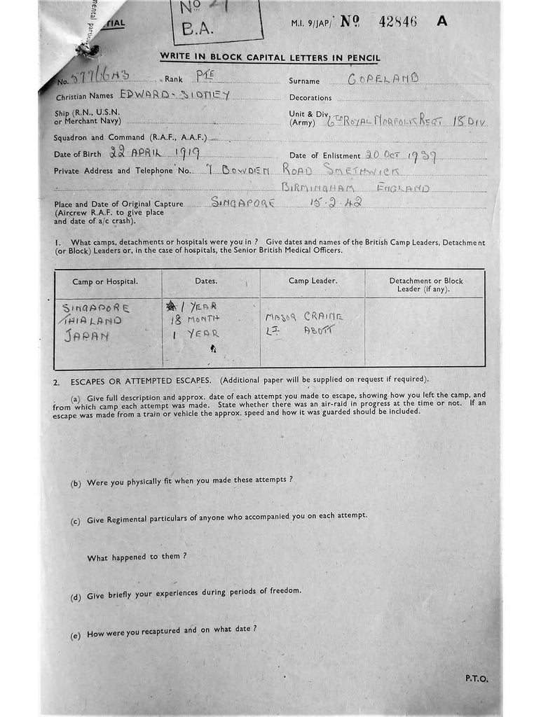 Copeland, Edward Sidney