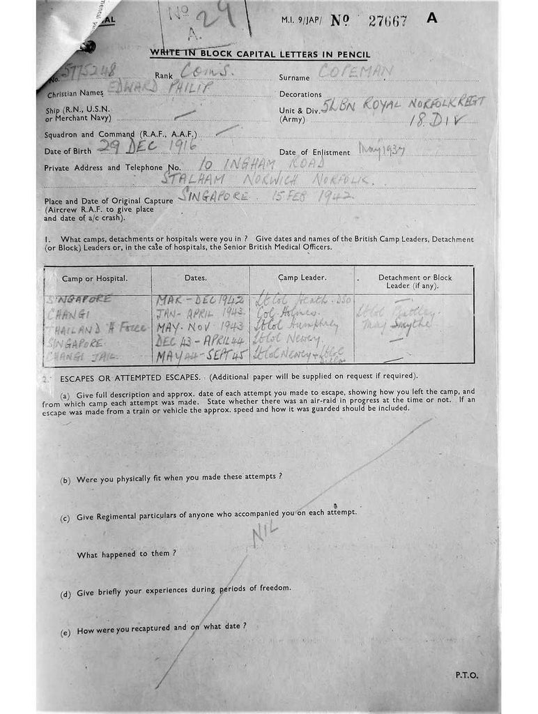 Copeman, Edward Philip