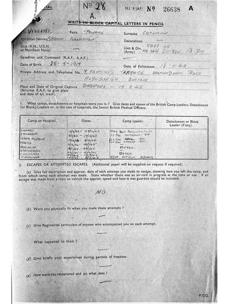 Copeman, Graham Fullarton