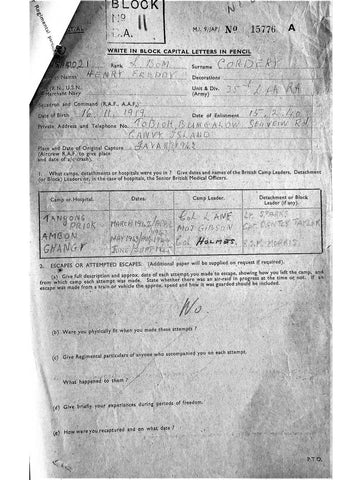 Cordery, Henry Freddy