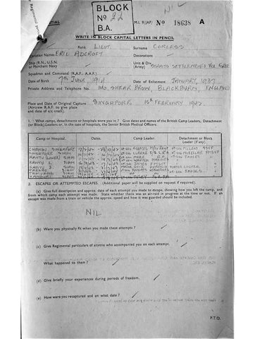 Corless, Eric Adcroft