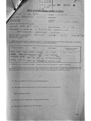 Cornick, Frederick George