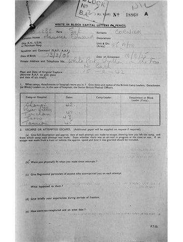 Cornick, Maurice Edward