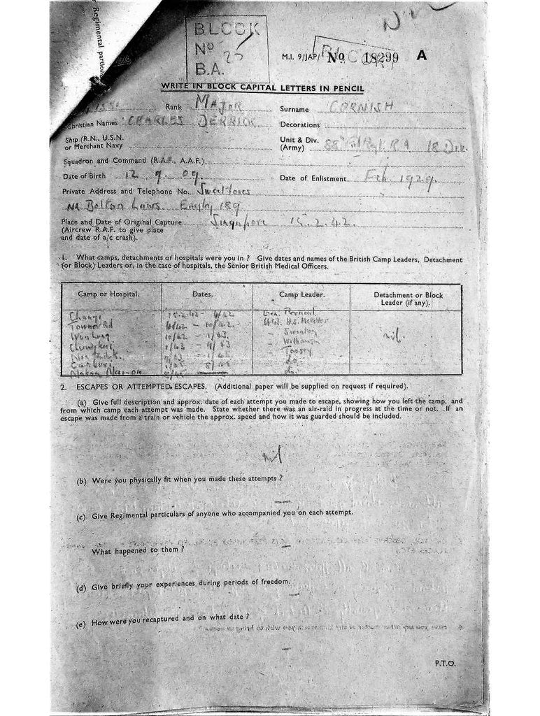 Cornish, Charles Derrick