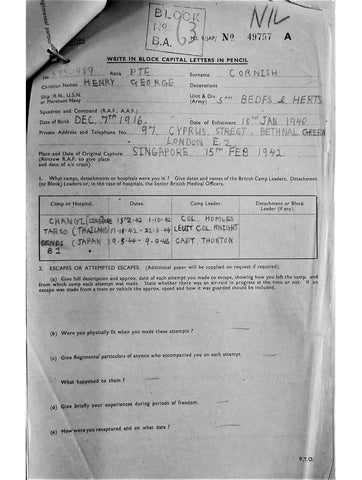 Cornish, Henry George