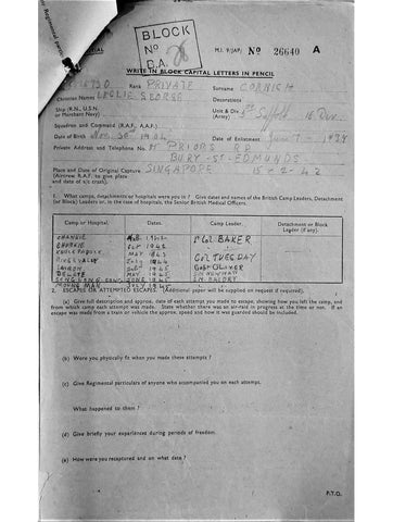 Cornish, Leslie George