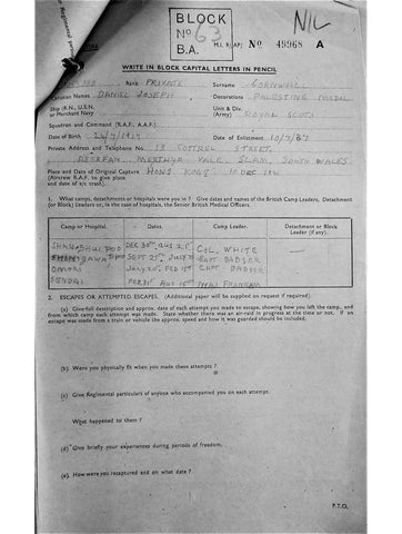 Cornwall, Daniel Joseph