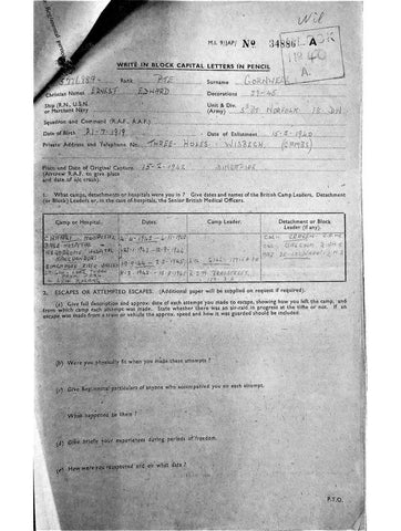 Cornwell, Ernest Edward