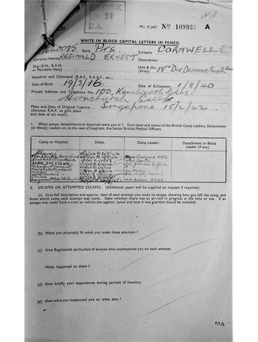 Cornwell, Reginald Ernest