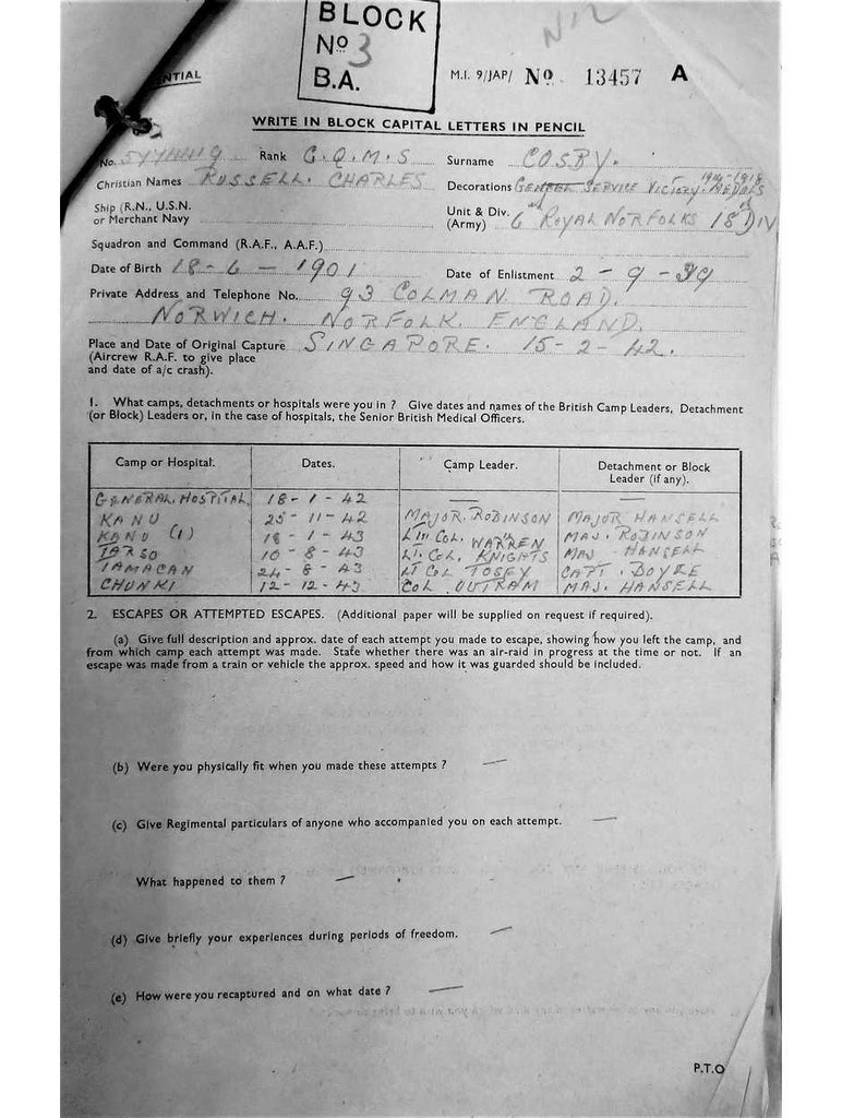 Cosby, Russell Charles