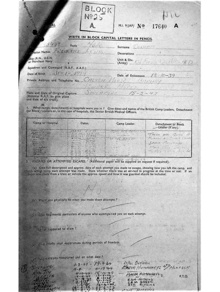 Cosham, Frederick Lewis