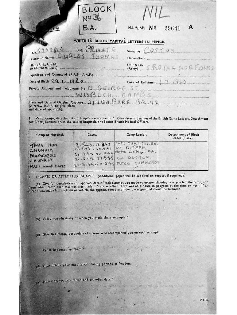 Coston, Charles Thomas