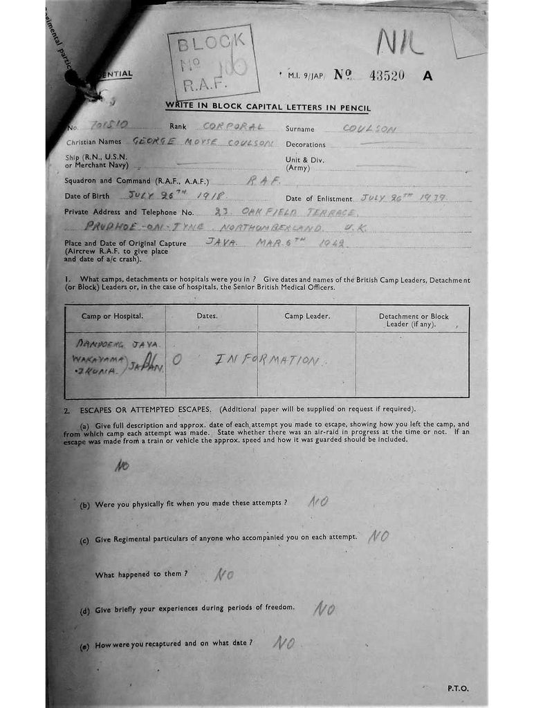 Coulson, George Morse