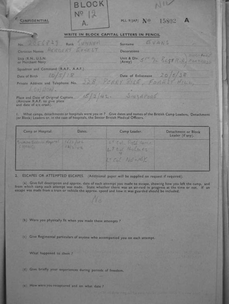 Evans-Herbert-Ernest