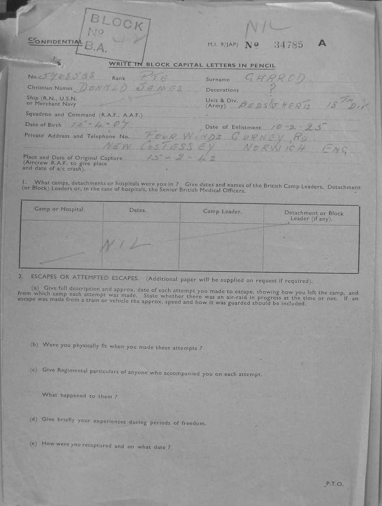 Garrod-Donald-James